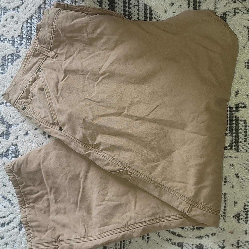 Men's Wrangler Insulted Carpenter Work Pants in Khaki 42x32